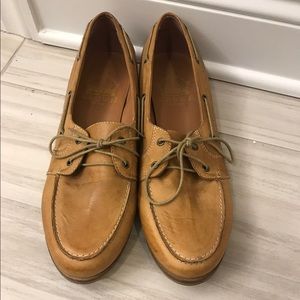Tan loafers size 11